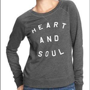 Dark Gray Heart & Soul Sweater
